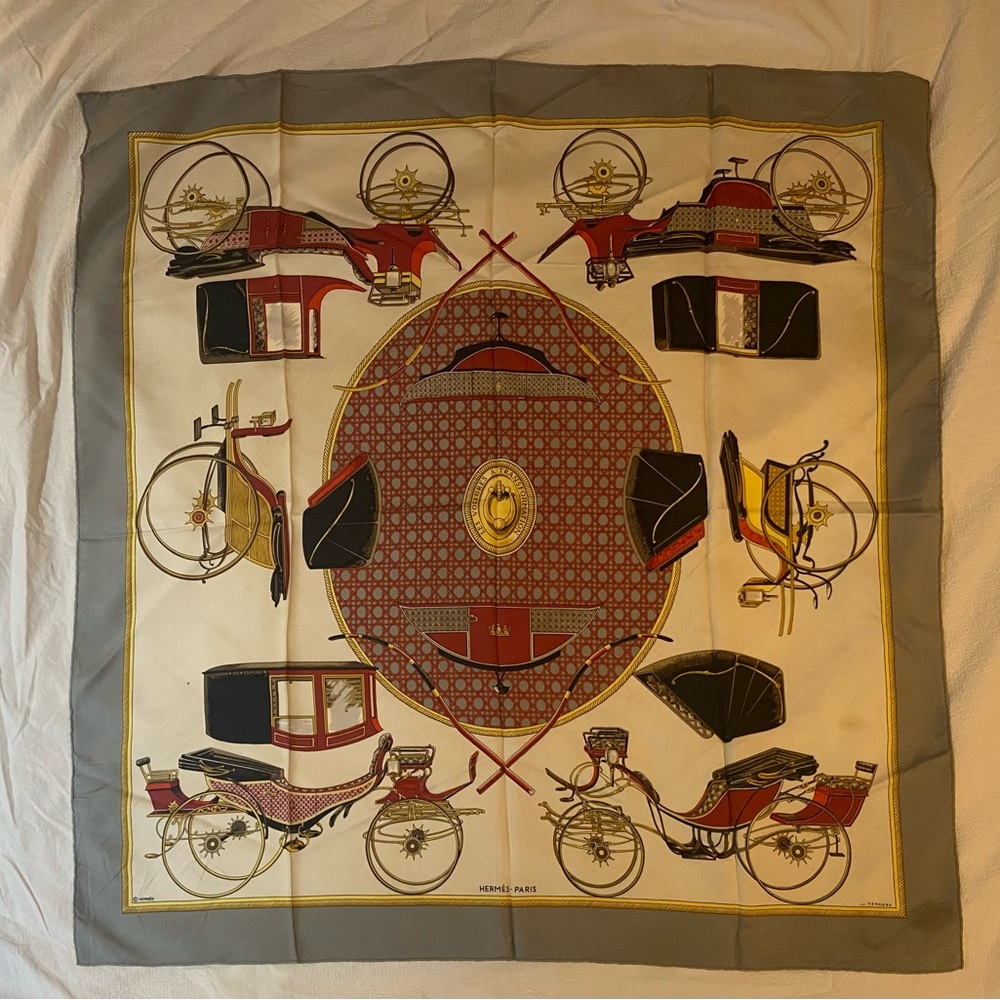 Hermès Paris Silk Scarf